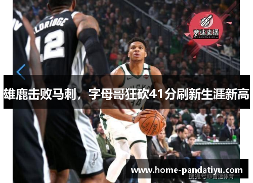 雄鹿击败马刺，字母哥狂砍41分刷新生涯新高